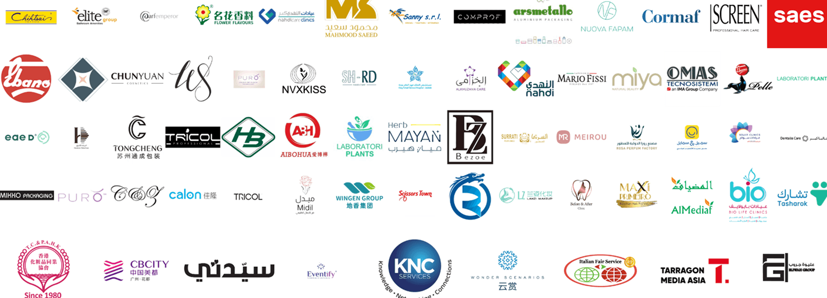 Participating brands at the expo